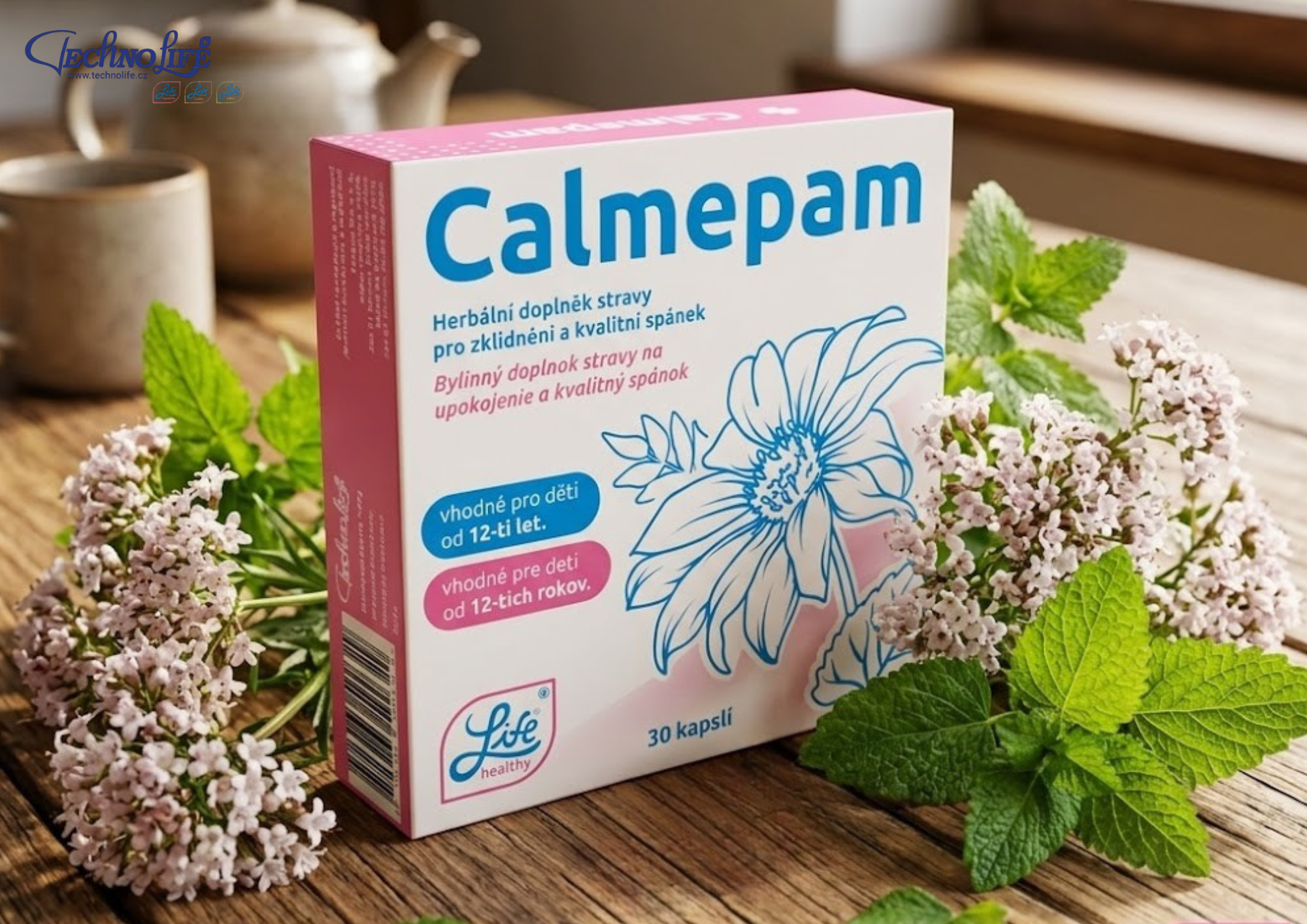 Calmepam – produktový podklad Techno Life